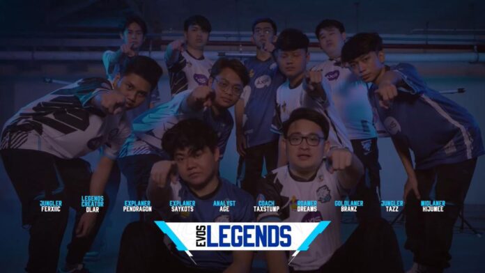 Roster EVOS Legends di MPL ID Season 11. (Dok EVOS Esports)