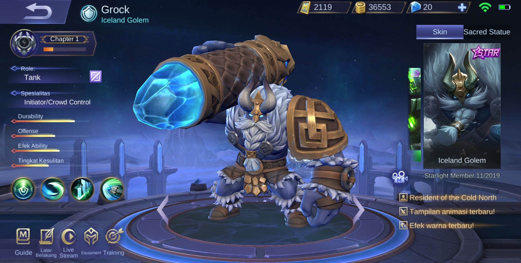 Hero Grock Mobile Legends