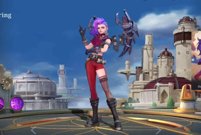 Ixia, hero marksman baru yang sudah tersedia di advance server.