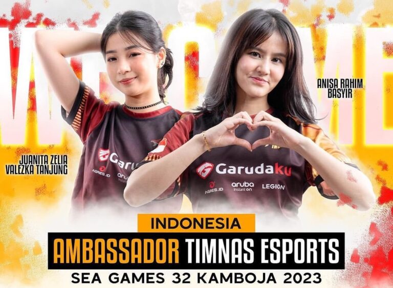 Valezka dan Anisa Rahim Jadi Duta Timnas Esports Indonesia untuk SEA Games 2023