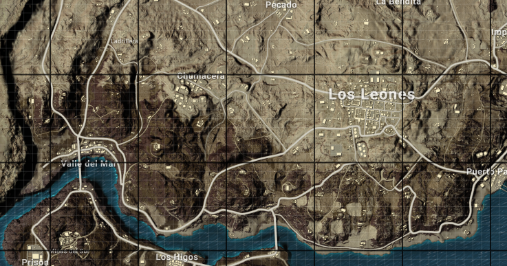 Map Miramar PUBG Mobile