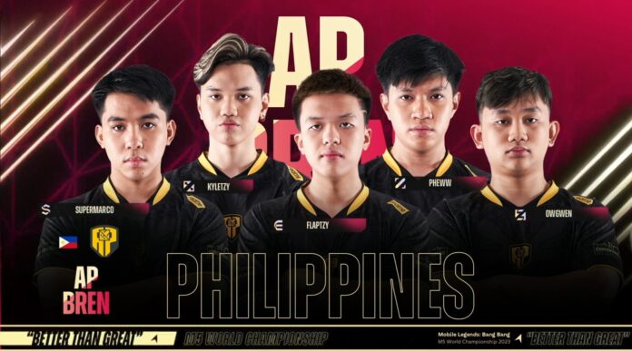 Roster AP Bren di M5 World Championship. (Dok. MPL PH)