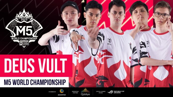 Roster Deus Vult pada M5 World Championship. (Dok. Moonton)