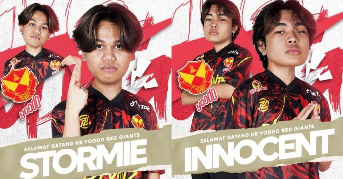 Innocent dan Stormie resmi gabung Yoodo Red Giants. (Dok. Yoodo Red Giants)