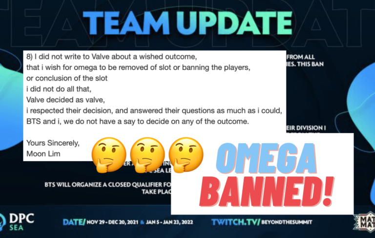 Valve bans Omega Esports due to match-fixing: Tournament Executive Moon Lim shares her story
