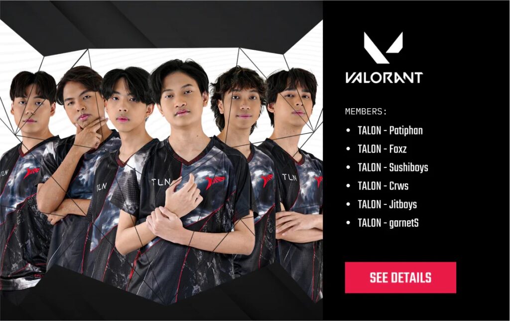 Talon Esports' roster for VCT 2023: Pacific League